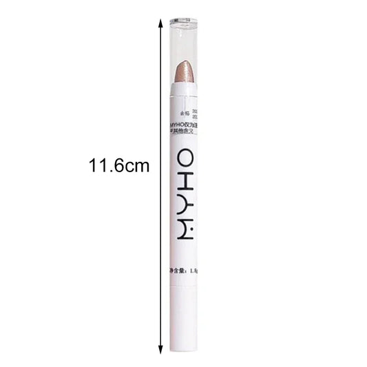 Pearly Matte Eyeshadow Stick White Eyeliner Shimmer Silver