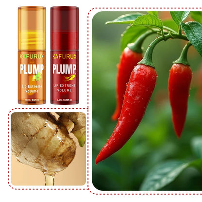 2PC Lip Plump Long Lasting Lip Oil Moisturizing Lip Gloss Serum
