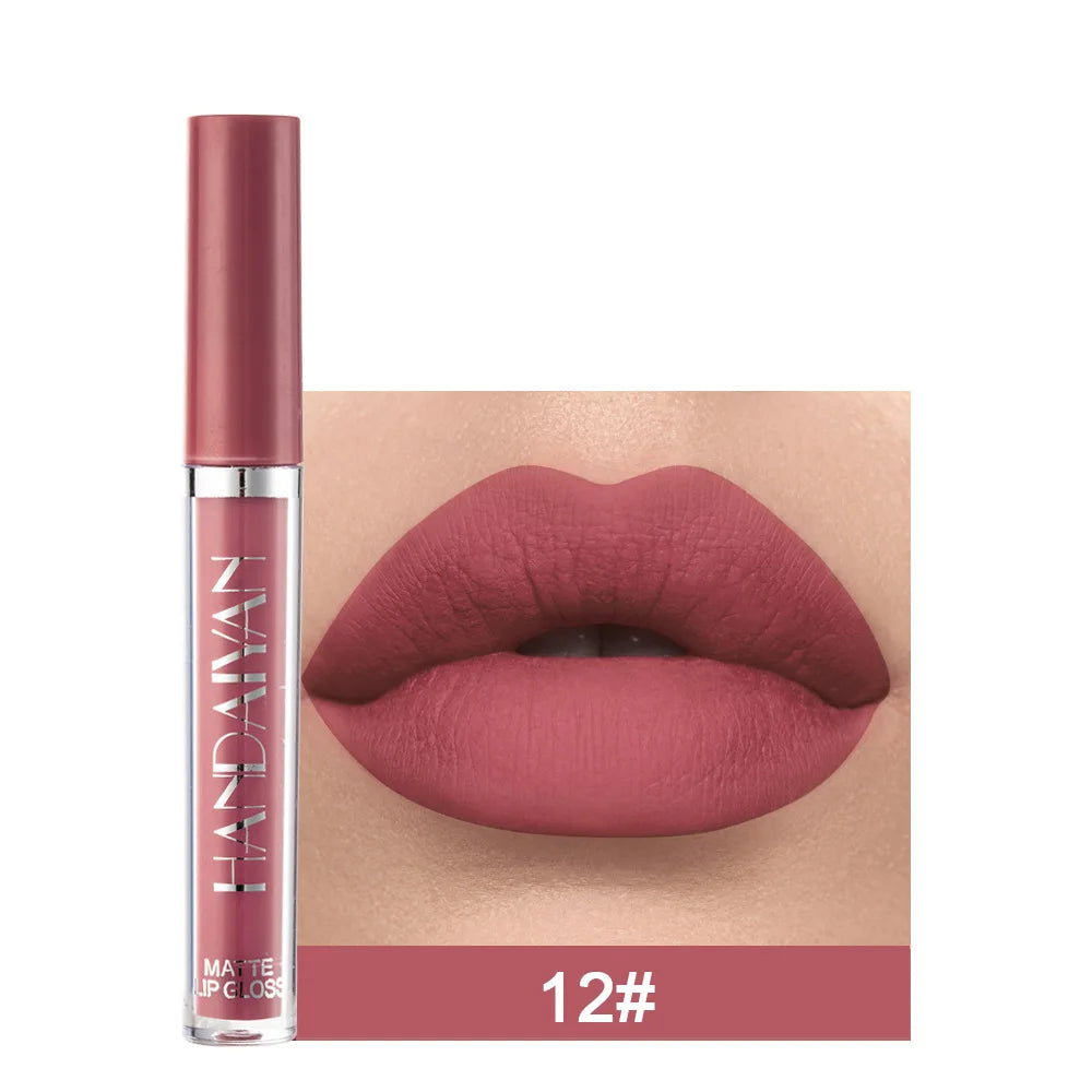 Handaiyan 12 Colors Matt Lip Gloss