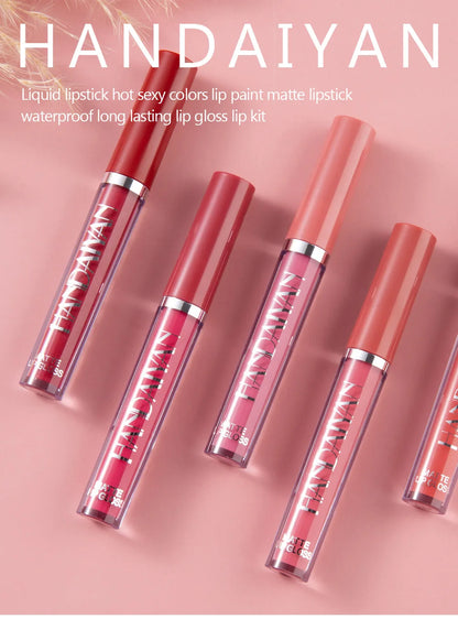 Handaiyan 12 Colors Matt Lip Gloss